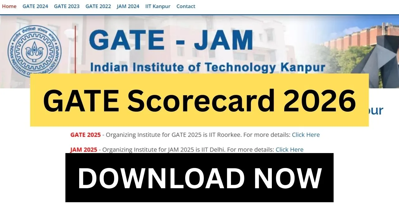 GATE Scorecard 2026