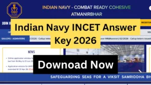 Indian Navy INCET Answer Key 2026